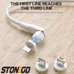 540° Rotating Magnetic USB Charging Cable - Micro
