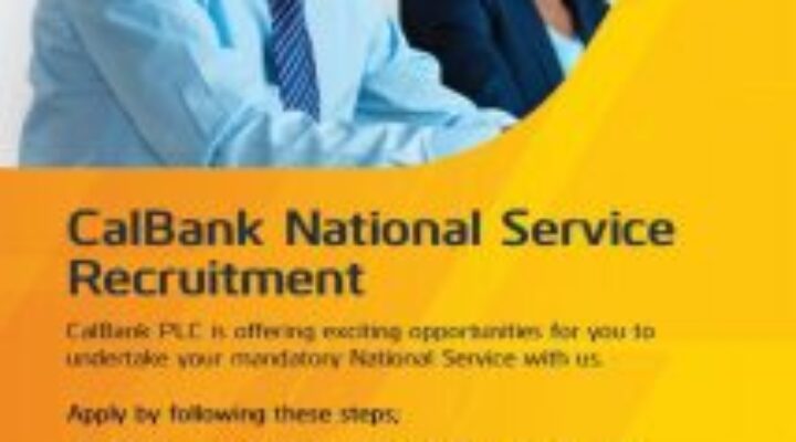 CalBank National Service Recruitment